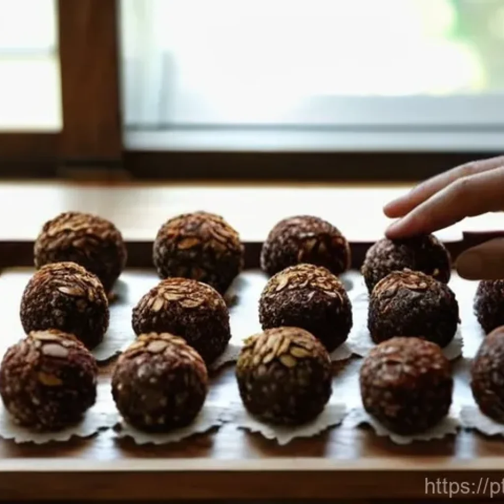 고칼로리 과자 추천 - **Prompt 1: "Homemade Energy Delights in a Cozy Kitchen"**
    A bright and inviting kitchen scene, ...